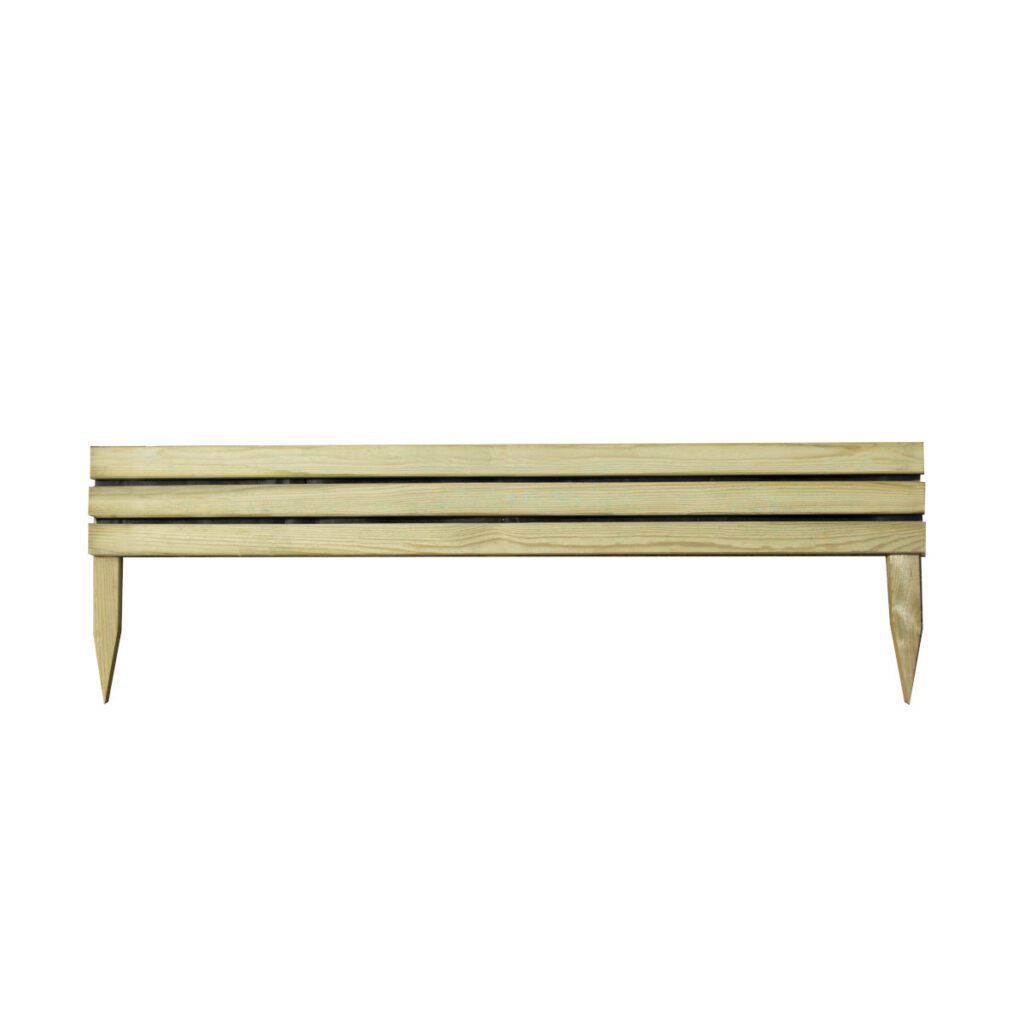 Forest Garden Slatted Lawn Edging 120cm – Pack of 5 5013053183243 2